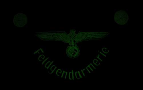 German Feldgendermerie Gorget Help