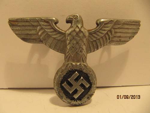 Polizei cap badge ??? real or fake