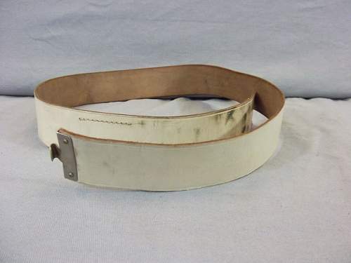 SS Polizei white belt genuine?