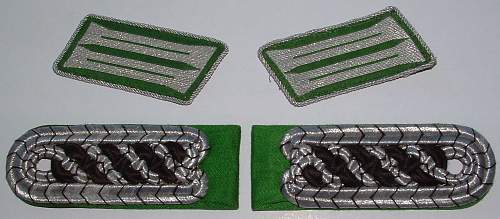 Schutzpolizei Shoulderboards &amp; Collar Tabs