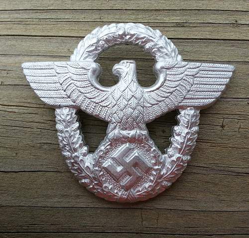 Second pattern, F.K.S.  maker marked aluminum cap eagle