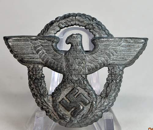 Polizei Cap badge for review
