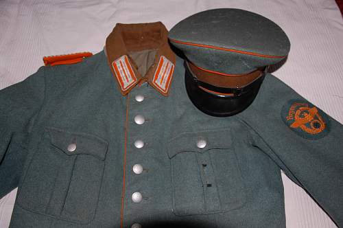 German Gendarmerie uniform and other things found on loft, wanna sell