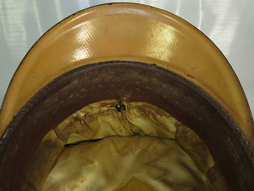 Third Reich Ordnungspolizei officer’s visor hat