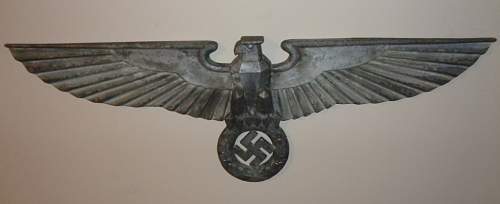 German Railroad Eagle, Dont know if they are original or reproductions.