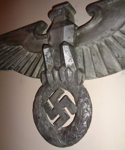 German Railroad Eagle, Dont know if they are original or reproductions.