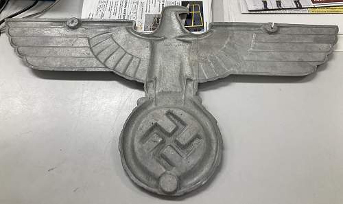 Authenticity of 28 inch Reichsbahn Eagle