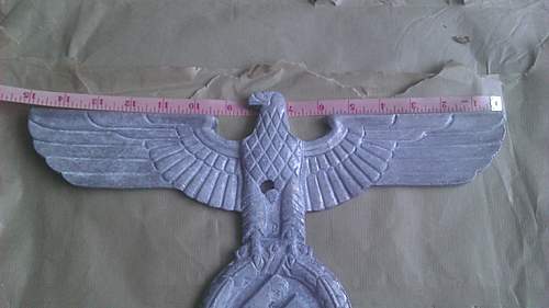 Large 15&quot; Metal Eagle, Opinions needed please.