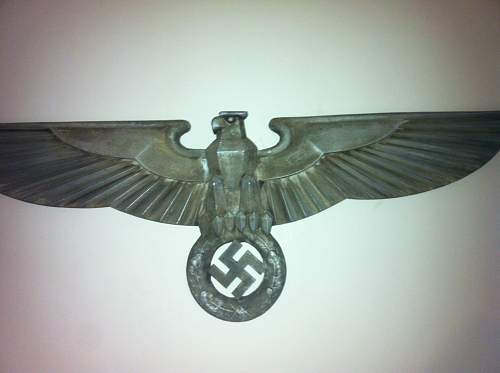 German Railroad Eagle, Dont know if they are original or reproductions.