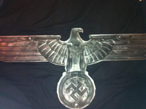 German Railroad Eagle, Dont know if they are original or reproductions.