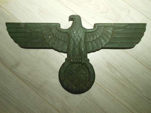 Deutsche Reichsbahn railroad Eagle from France