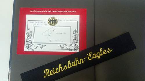Reichsbahn Eagles Book and my thanks to Wim Saris