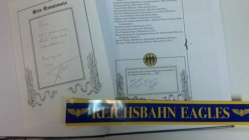 Reichsbahn Eagles Book and my thanks to Wim Saris