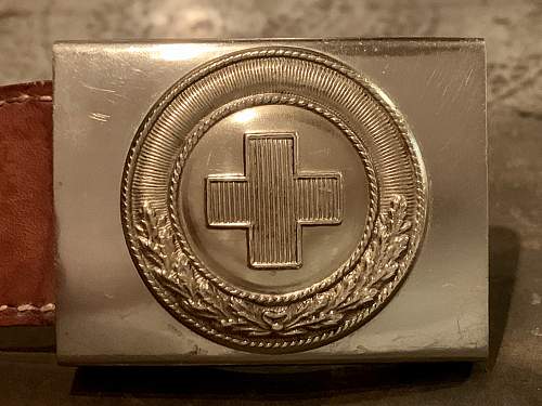 DRK Red Cross EM / NCO Buckle - 1933 pattern