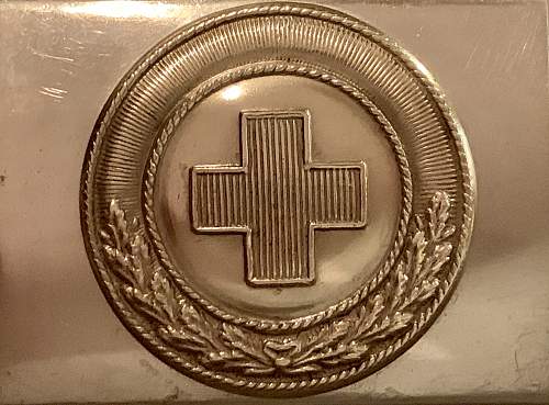 DRK Red Cross EM / NCO Buckle - 1933 pattern