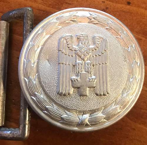 Deutsches Rotes Kreuz Officers buckle