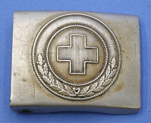 DRK buckle made of german silver, weimar, made in the mid 20's