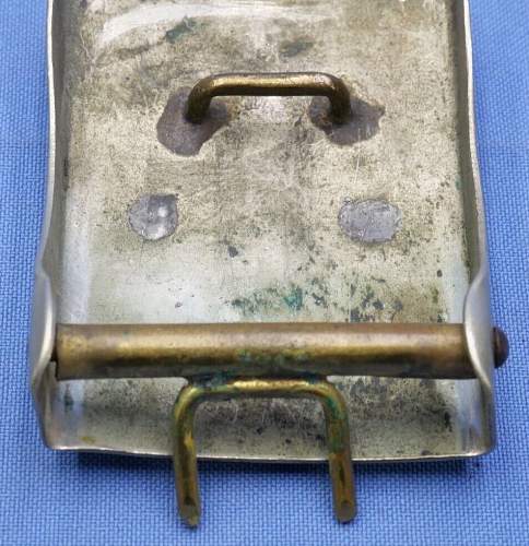 DRK buckle made of german silver, weimar, made in the mid 20's