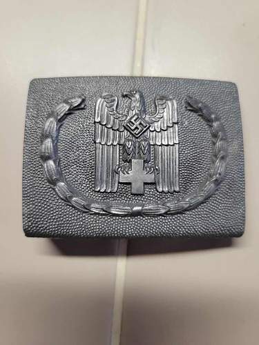 Are these two WWII DRK Belt Buckles Authentic?