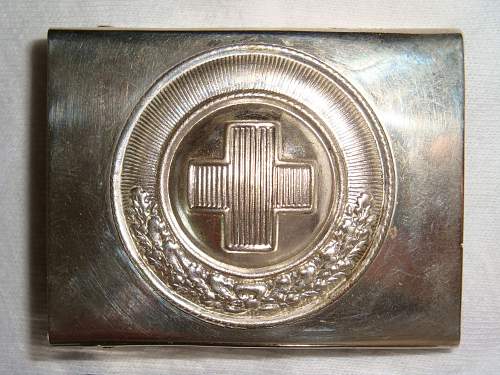 Weimar Period Red Cross Buckle Examples