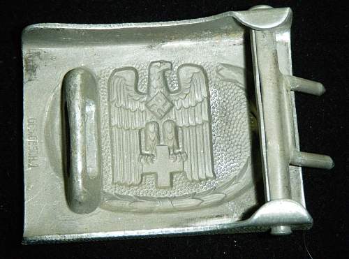 Buckle German Red Cross &quot;DRK&quot;, manufacturer Overhoff.