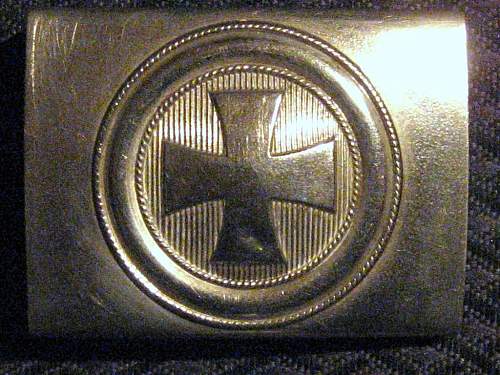 Weimar Period Red Cross Buckle Examples