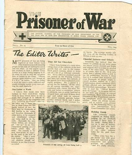 Prisoner of War NEwspaper