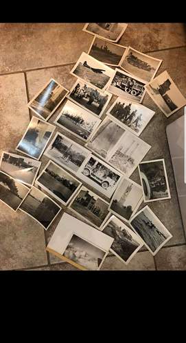 Ww2 photo lot with dates and place of photos