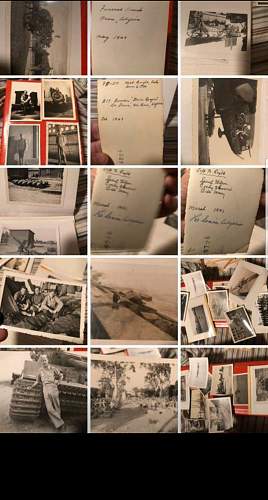 Ww2 photo lot with dates and place of photos
