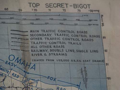 Normandy Omaha beach map.