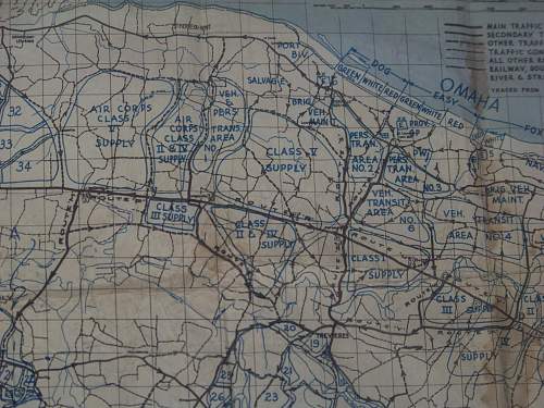 Normandy Omaha beach map.