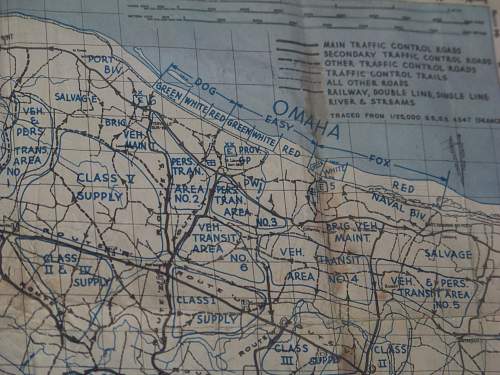 Normandy Omaha beach map.