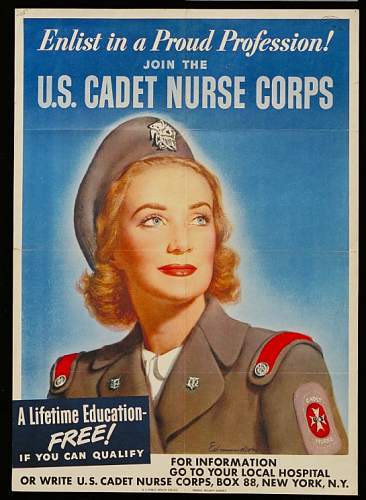 Question regarding authenticity of US Cadet Nurse Corps poster, ~1943