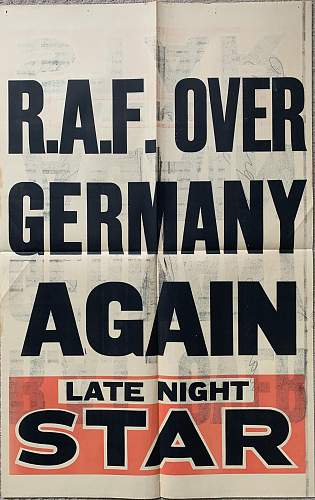 WW2 British Newsstand posters