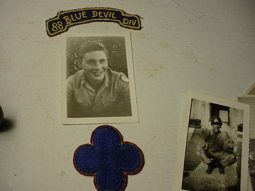 My dads pics,from ww2 88th Blue Devil Div.