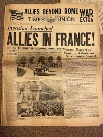 2 local  D-Day newspapers