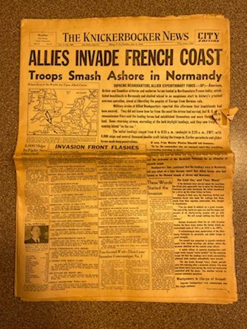 2 local  D-Day newspapers
