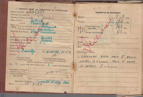 British WW2 casualty Paybooks