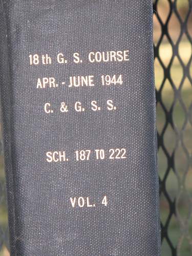 Apr-June 1944, 18th G.S. course