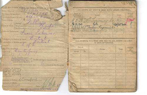 British WW2 casualty Paybooks