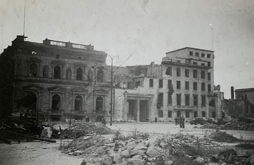 Photos of recovered Luftwaffe aircraft and Berlin 1945