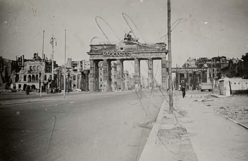 Photos of recovered Luftwaffe aircraft and Berlin 1945