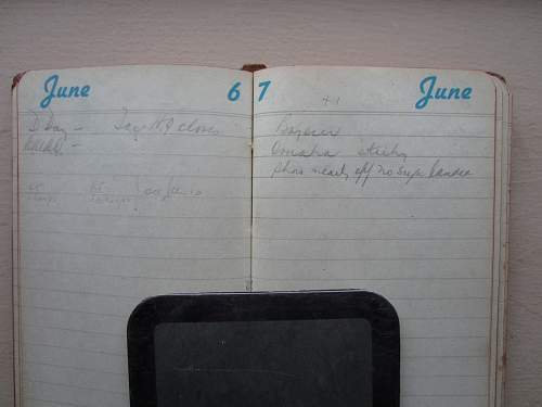 Need help to understand what is said in the  WW2 Diary (D-Day)