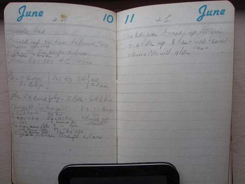 Need help to understand what is said in the  WW2 Diary (D-Day)