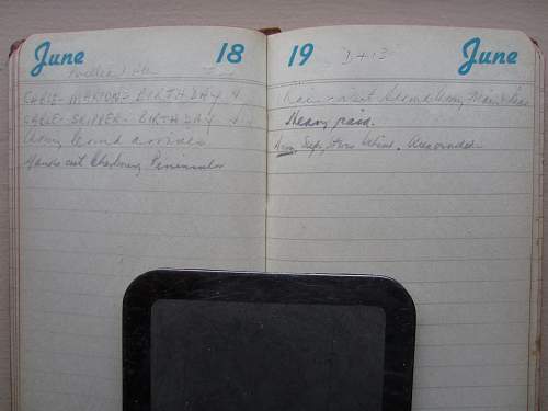 Need help to understand what is said in the  WW2 Diary (D-Day)