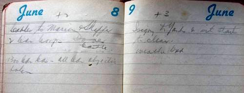 Need help to understand what is said in the  WW2 Diary (D-Day)