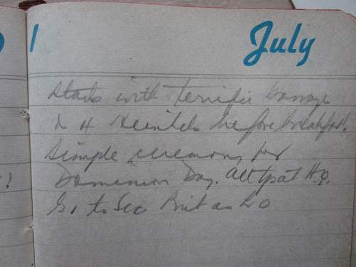 Need help to understand what is said in the  WW2 Diary (D-Day)