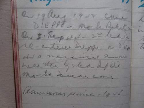 Need help to understand what is said in the  WW2 Diary (D-Day)