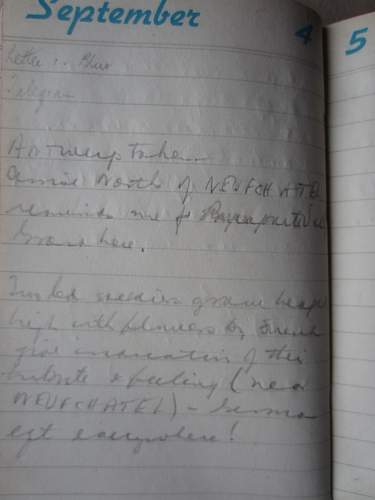 Need help to understand what is said in the  WW2 Diary (D-Day)