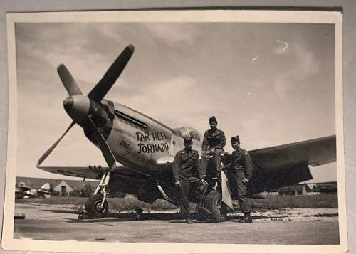 WW2 Photo of P-51 “Tar Heel Tornado”